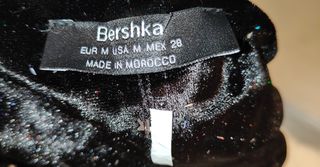 Top velluto nero stelle