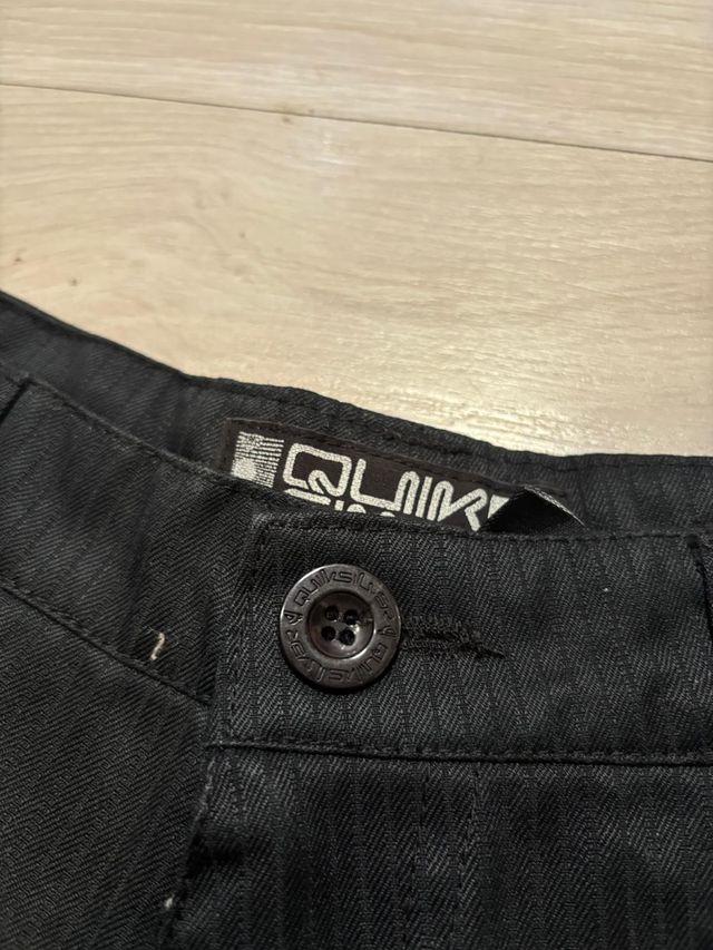 Pantalones cortos Quiksilver negros vintage y2k