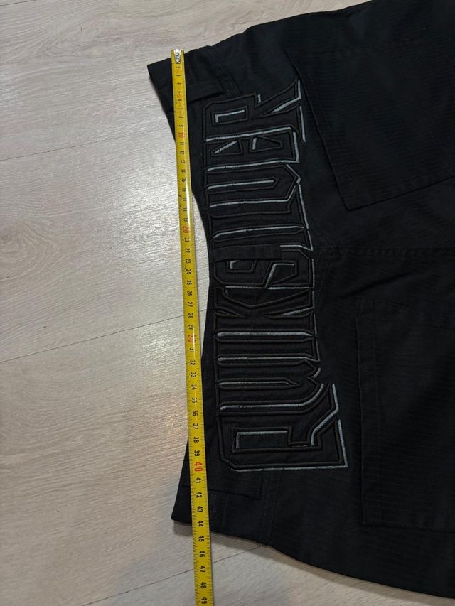 Pantalones cortos Quiksilver negros vintage y2k