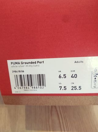 Zapatillas de piel Puma Grounded Perf.