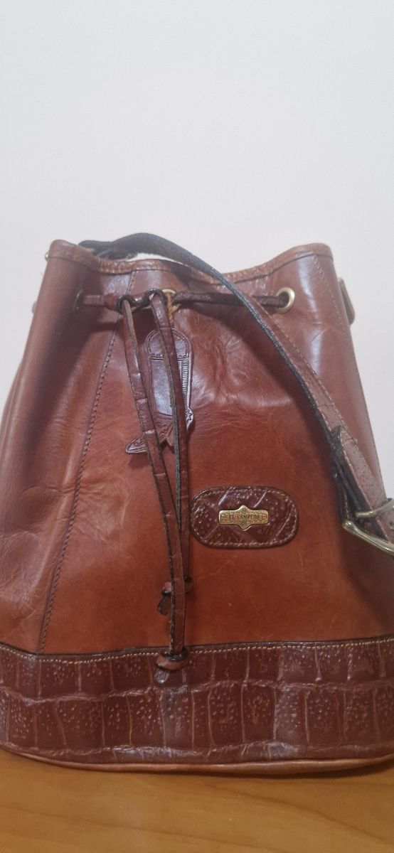 Bolso El Campero vintage marrón