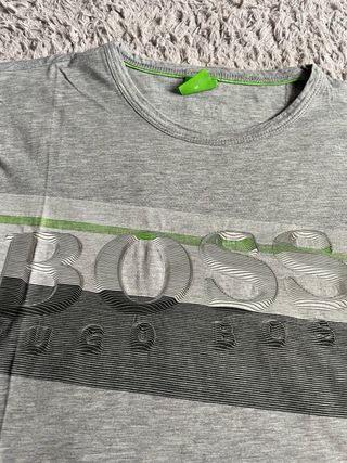 Camiseta Hugo Boss Gris