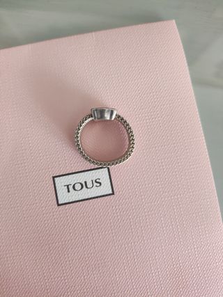 Anillo Tous oso plata