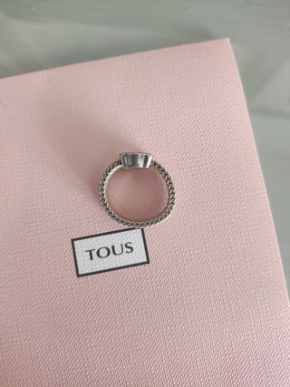 Anillo Tous oso plata
