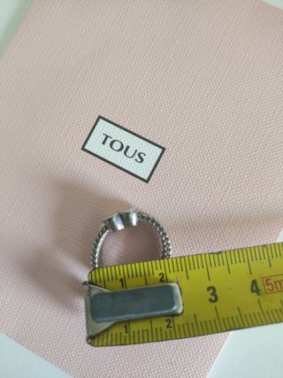Anillo Tous oso plata
