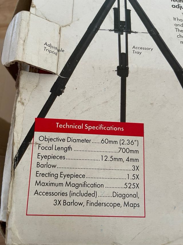 Telescopio Tasco 525 Power