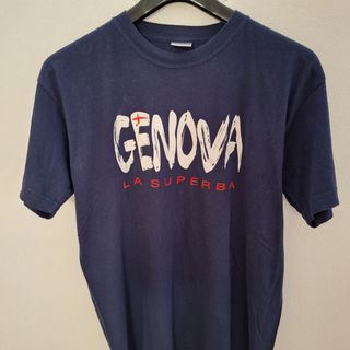 T-shirt Genova La Superba blu