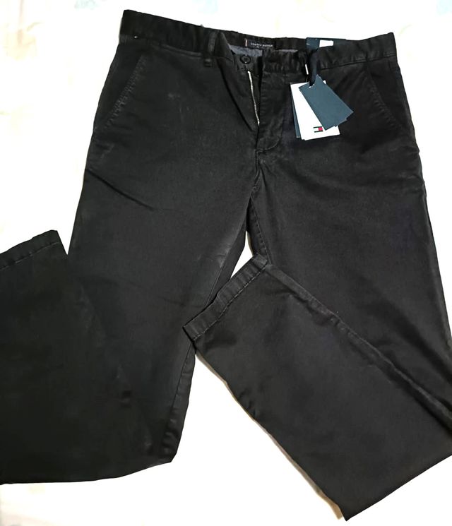 Pantalones Tommy Hilfiger THFlex negros