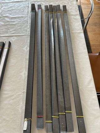 Tende IKEA SCHOTTIS grigio scuro x8