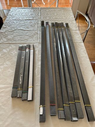 Tende IKEA SCHOTTIS grigio scuro x8