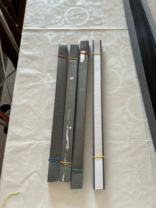 Tende IKEA SCHOTTIS grigio scuro x8