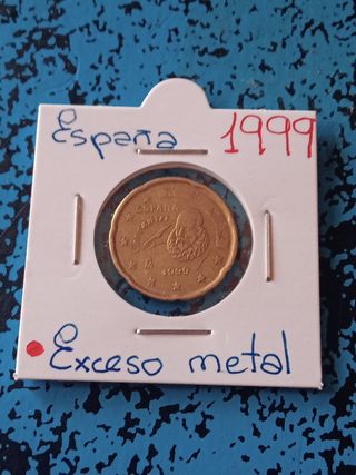 3 Mon.20 cts. España: diversas decada Exceso metal