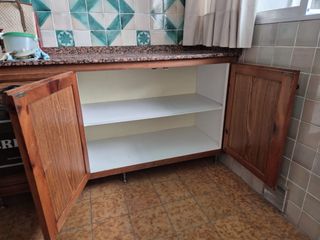 Muebles cocina rústicos madera maciza
