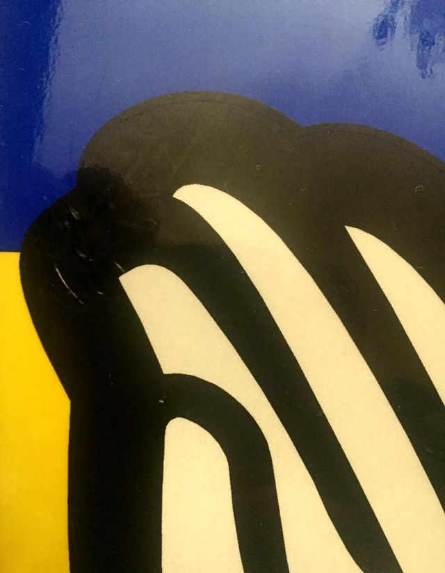 Letrero reflectante MICHELIN esmaltado enmarcado