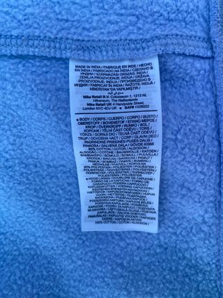 Nike Blue Small Hoodie