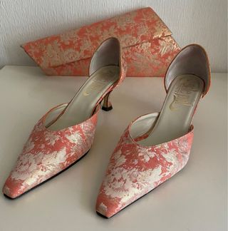 Zapatos y bolso de fiesta o ceremonia