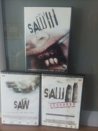 LOTE PELÍCULAS TERROR SAGA SAW