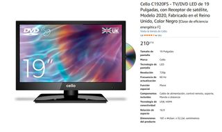 NUEVA TV 19" a 12V 