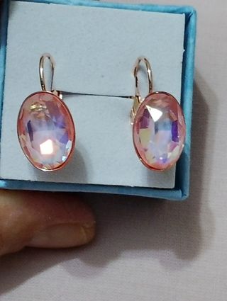 Pendientes aro oro rosa