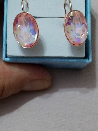 Pendientes aro oro rosa