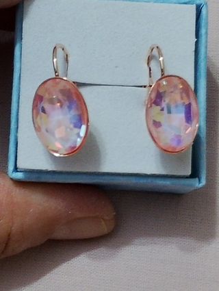 Pendientes aro oro rosa