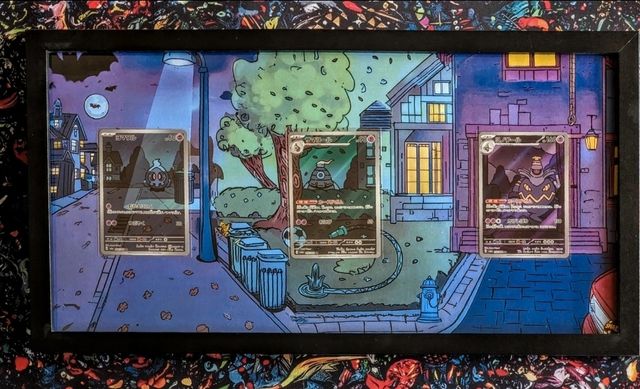 Cornice Pokemon Dusktrio full art Illustration