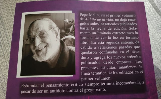 Al hilo de la vida ,reflexiones de un librepensado