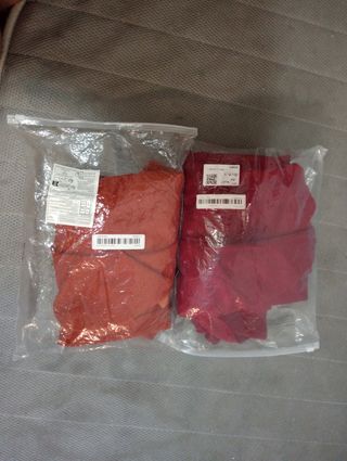 Vestidos fiesta talla S - Naranja y Rojo