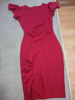 Vestidos fiesta talla S - Naranja y Rojo