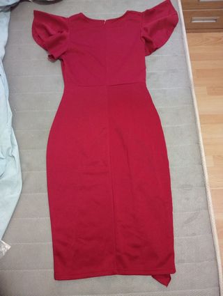 Vestidos fiesta talla S - Naranja y Rojo