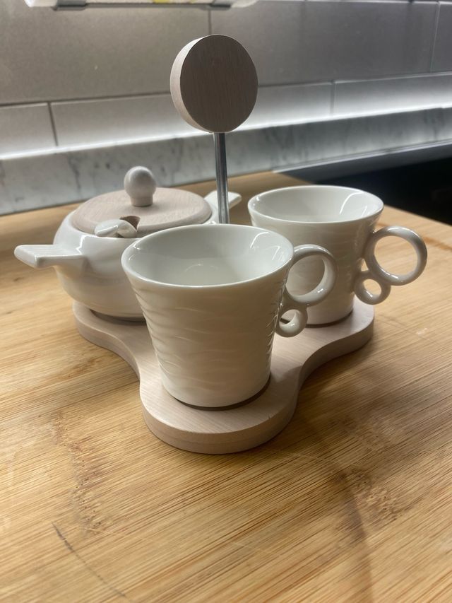 Set da Caffè 2 Tazzine + Zuccheriera