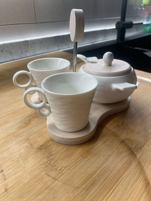 Set da Caffè 2 Tazzine + Zuccheriera