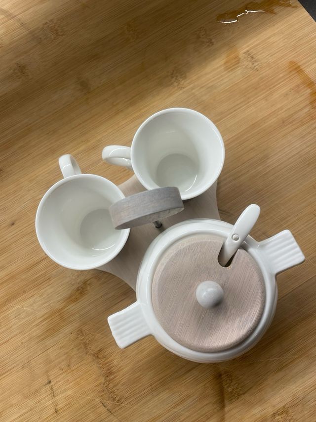 Set da Caffè 2 Tazzine + Zuccheriera