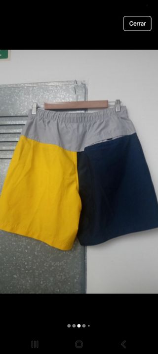 Bañador Adidas L - Azul, Amarillo