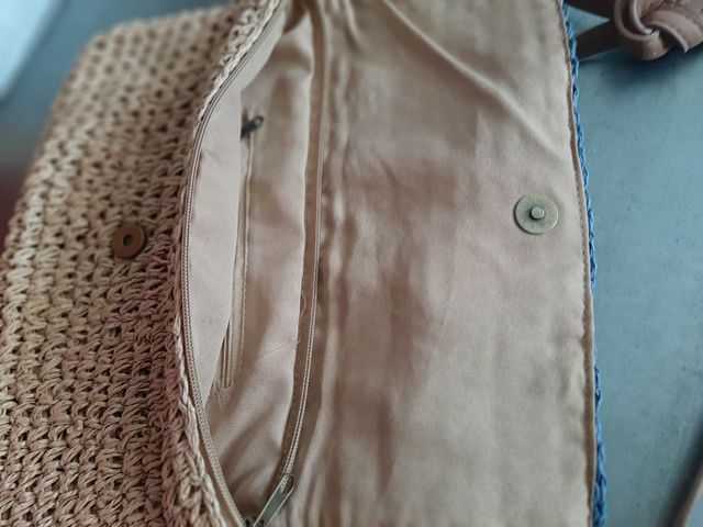 Bolso Dayaday beige y azul