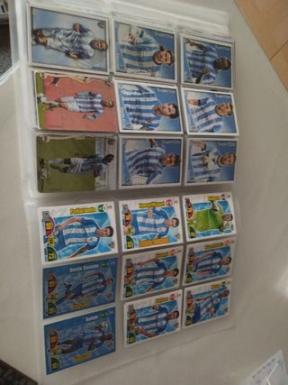 Lote de cromos del Málaga 340 diferentes 