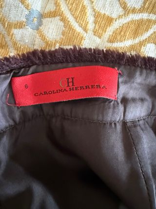 Falda Carolina Herrera marrón