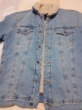 Cazadora vaquera Zara - Azul