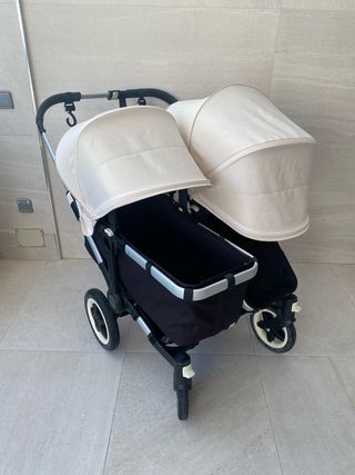 Bugaboo Donkey gemelar beige