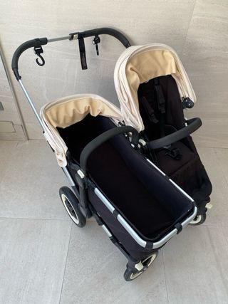 Bugaboo Donkey gemelar beige