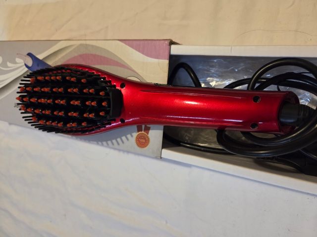 Cepillo alisador Fast Hair Straigh - Rojo