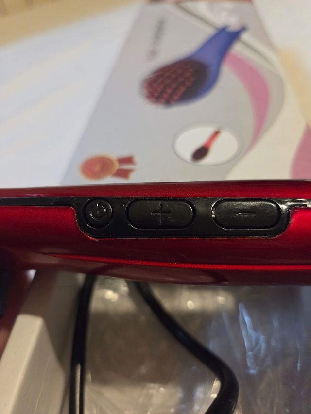 Cepillo alisador Fast Hair Straigh - Rojo