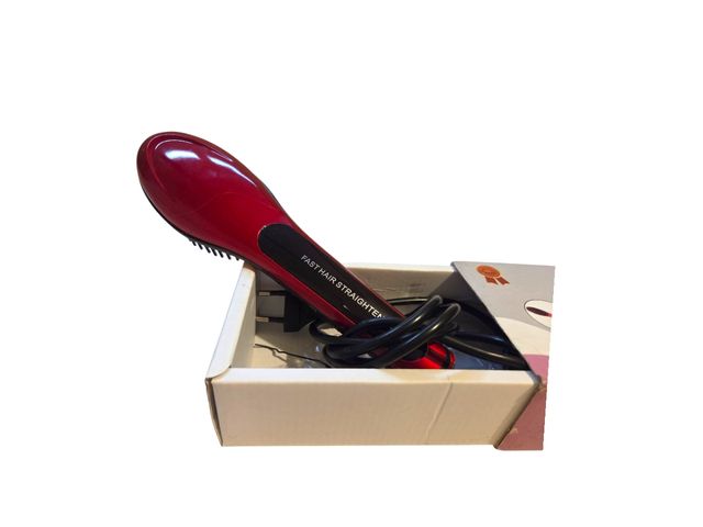 Cepillo alisador Fast Hair Straigh - Rojo