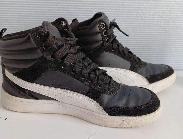 Zapatillas Puma altas negras
