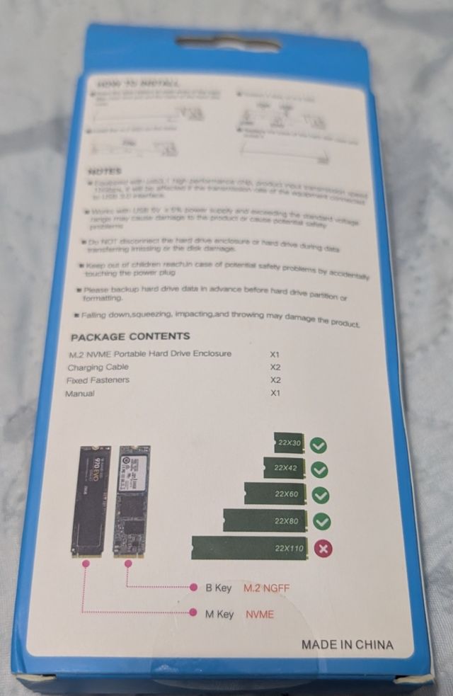 Carcasa M.2 SSD a USB 3.1