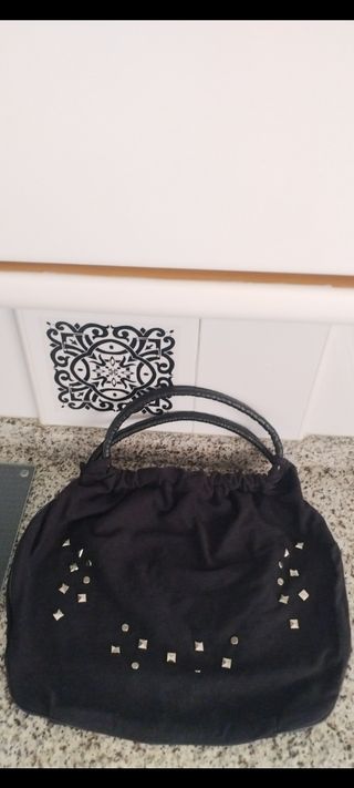 Bolso/bandolera ATMOSPHERE tachuelas hombro negro