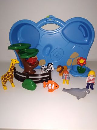 Maletín Playmobil 123 Zoo Acuario
