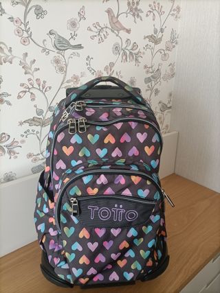 Mochila escolar Totto con ruedas