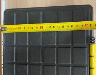 Caja herramientas 48cm - Negra/Amarilla