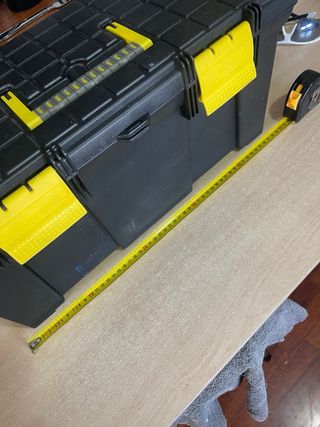 Caja herramientas 48cm - Negra/Amarilla